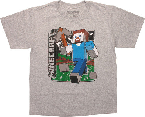 Minecraft Vintage Steve Youth T-Shirt