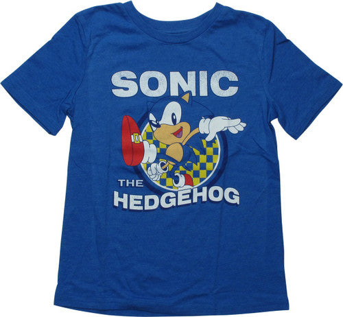 Sonic the Hedgehog Checker Circle Youth T-Shirt