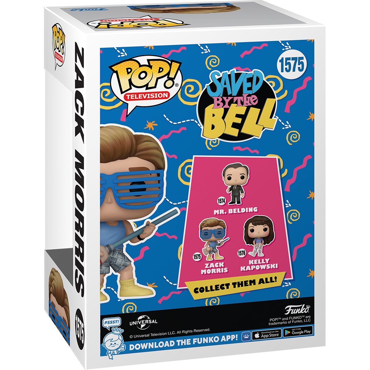 Funko Pop! Saved by the Bell 30th Anniversary Zach Morris with Broom