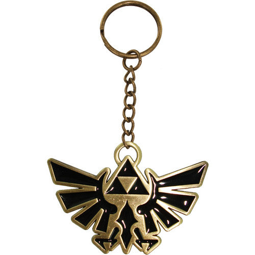 Zelda Crest Metal Keychain