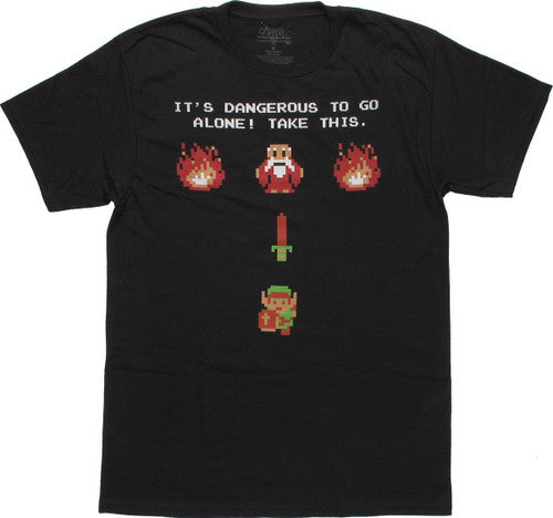 Zelda Dangerous to Go Alone T-Shirt
