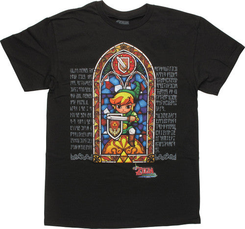 Zelda Windwaker Link Stained Glass T-Shirt