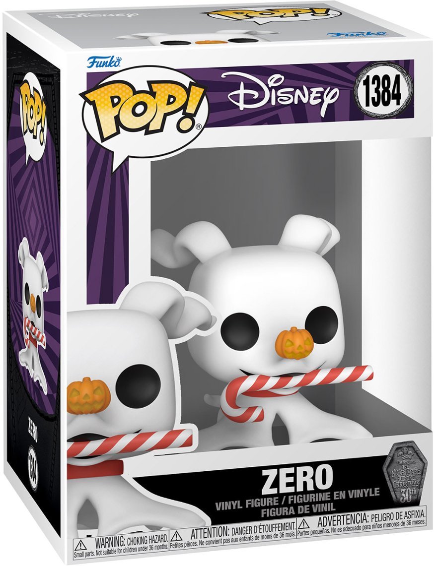 Funko Pop! Disney: The Nightmare Before Christmas 30th - Zero with CandyCane