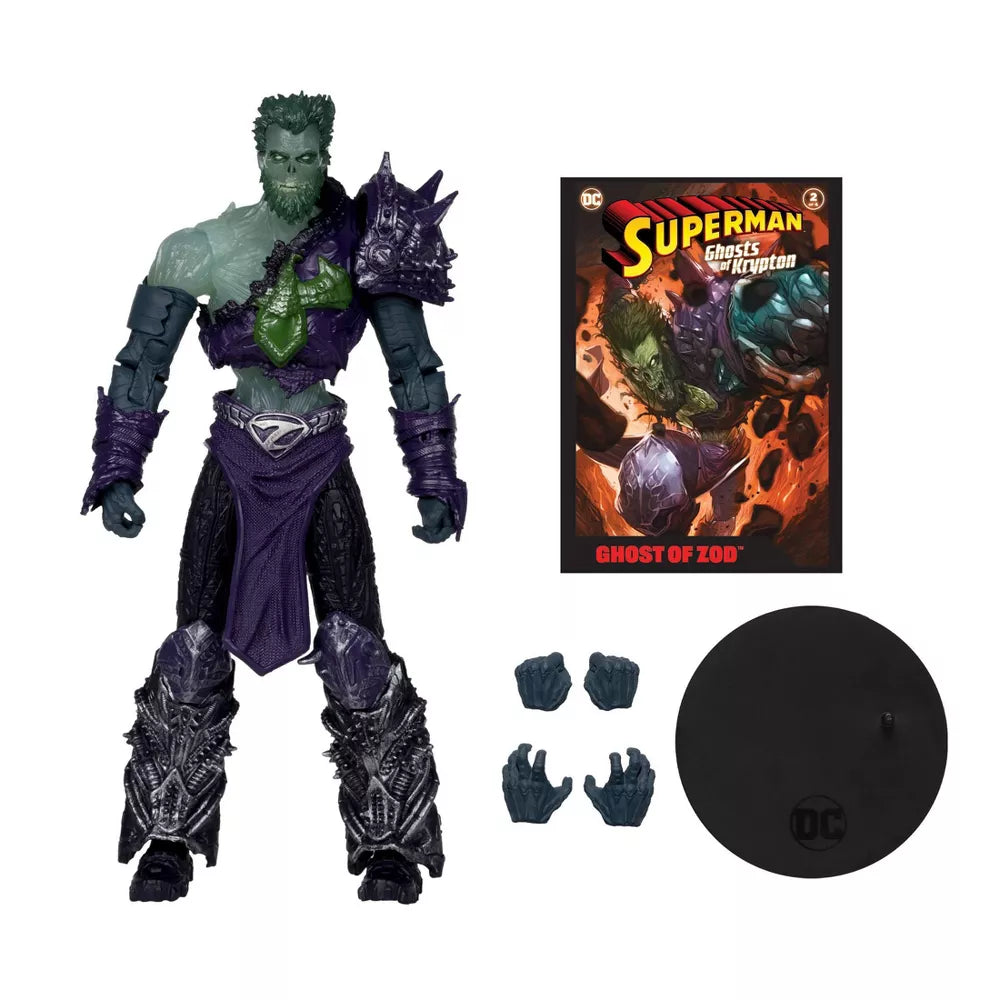 McFarlane Toys DC Superman: Ghosts of Krypton Ghost of Zod Page Punchers with 7" Action Figure